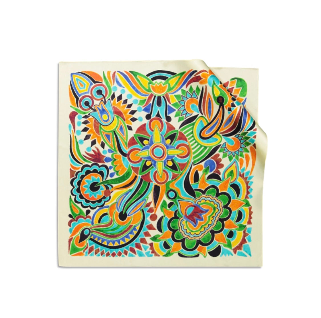 Premium Silk Scarf “Royal Whim”