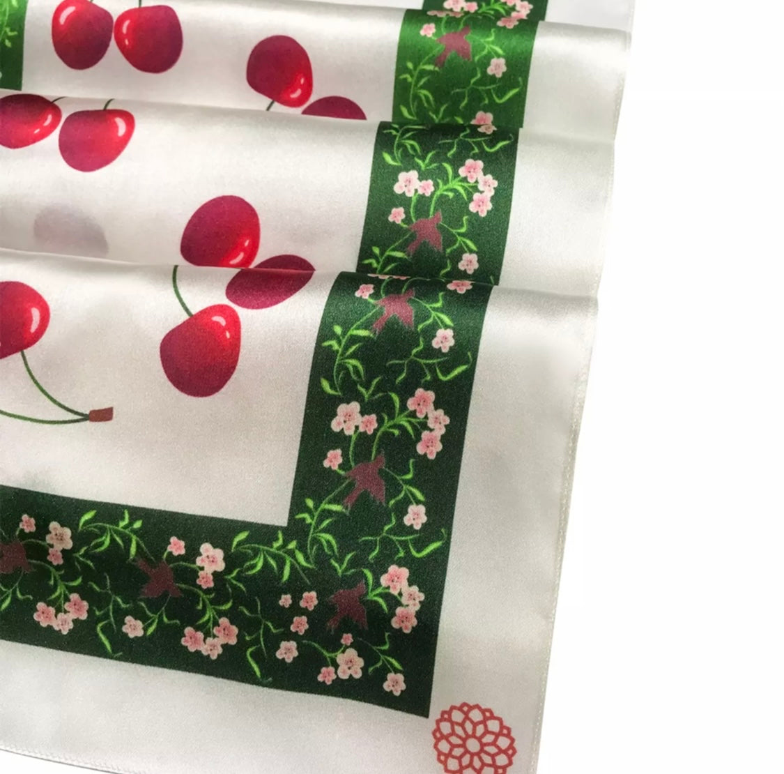 Silk Shawl “Cherry Jam”