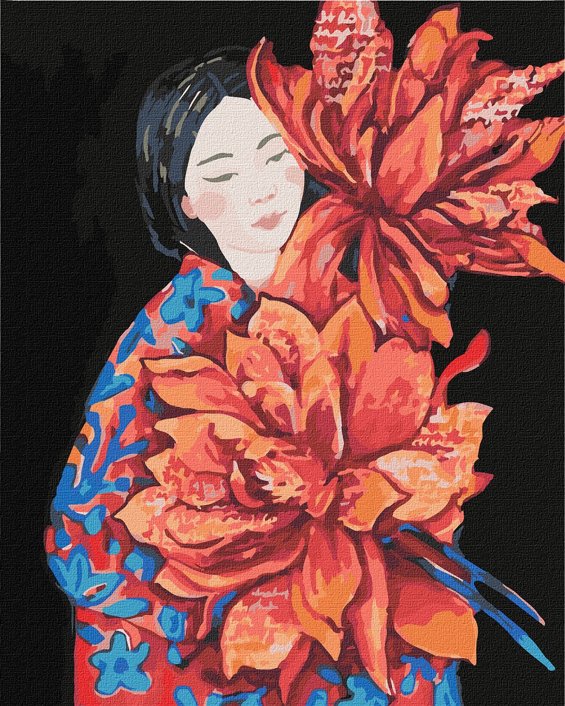 Painting by numbers - Flowering thought ©olena.papka