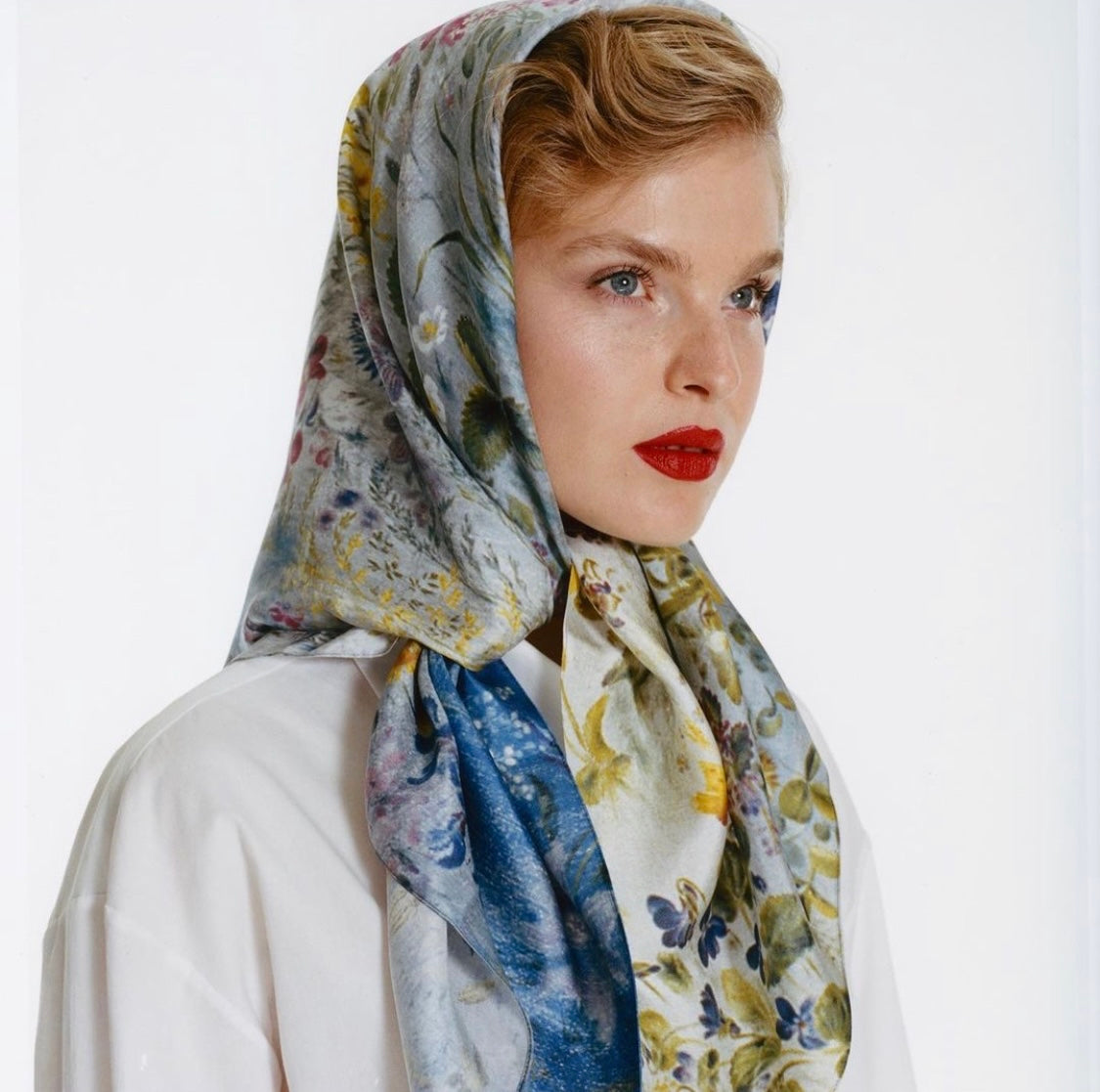 Silk Scarf “Wild Flowers”
