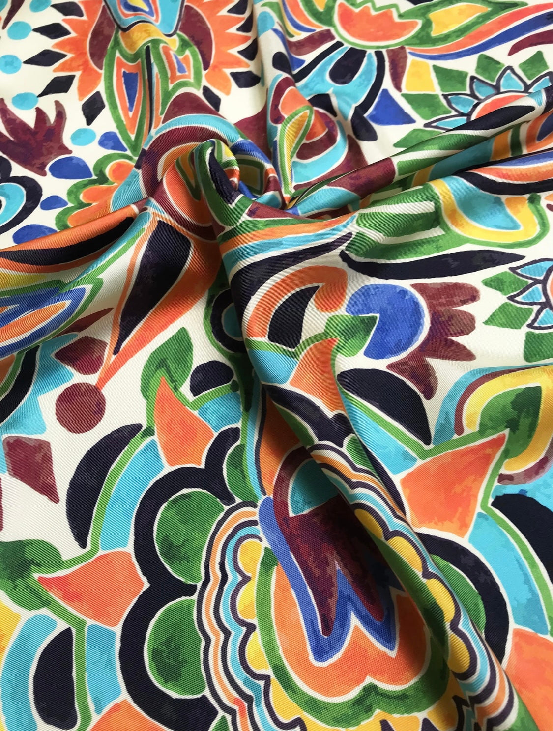 Premium Silk Scarf “Royal Whim”