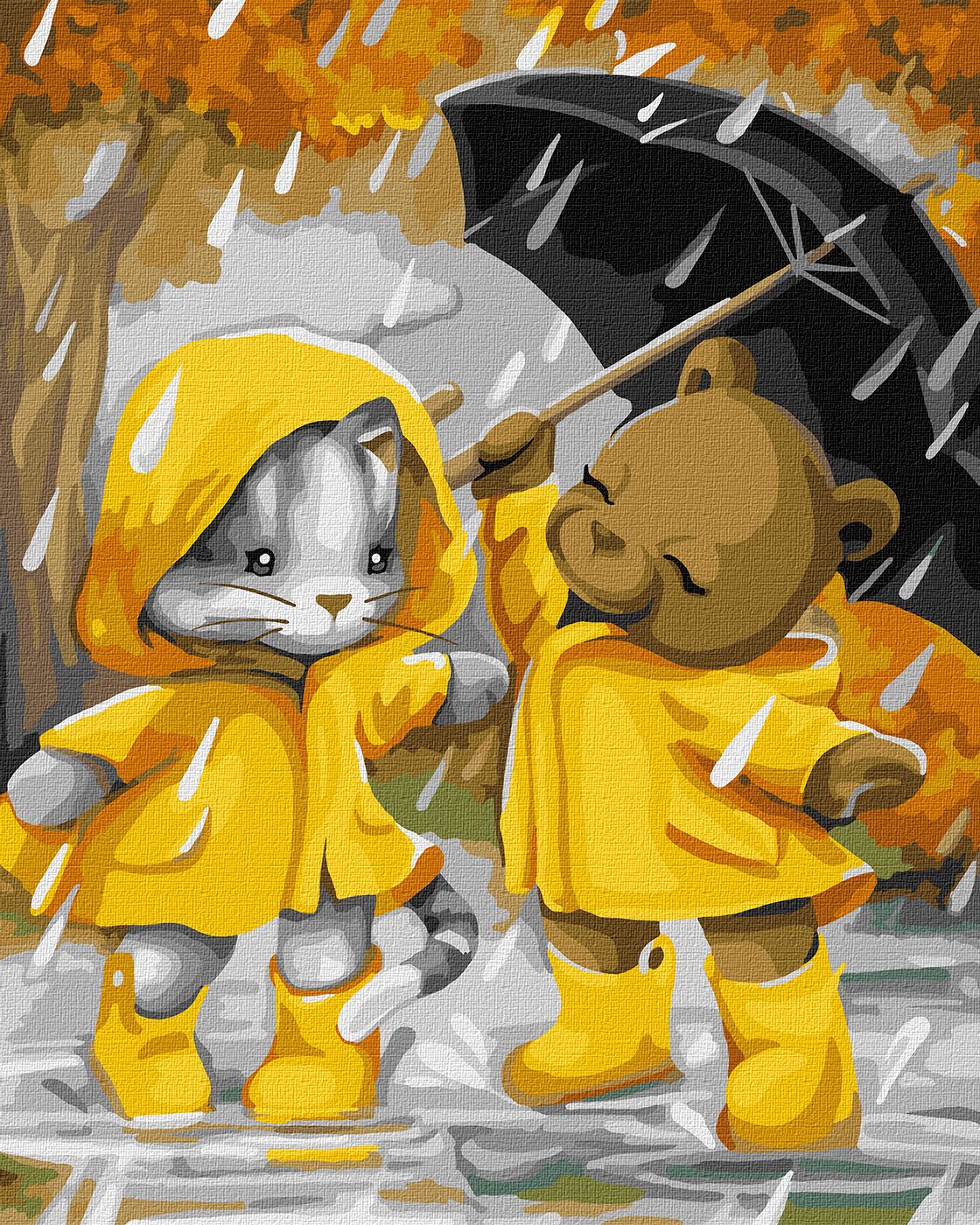 Painting by numbers - Walk in the rain ©tanya_bonya