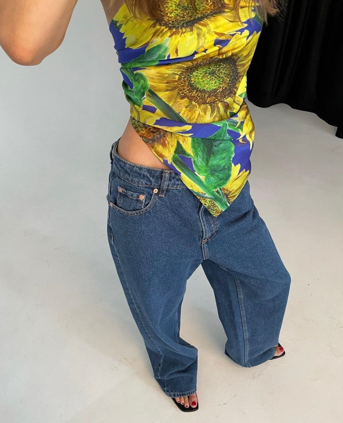 Silk Scarf “Sunflowers”