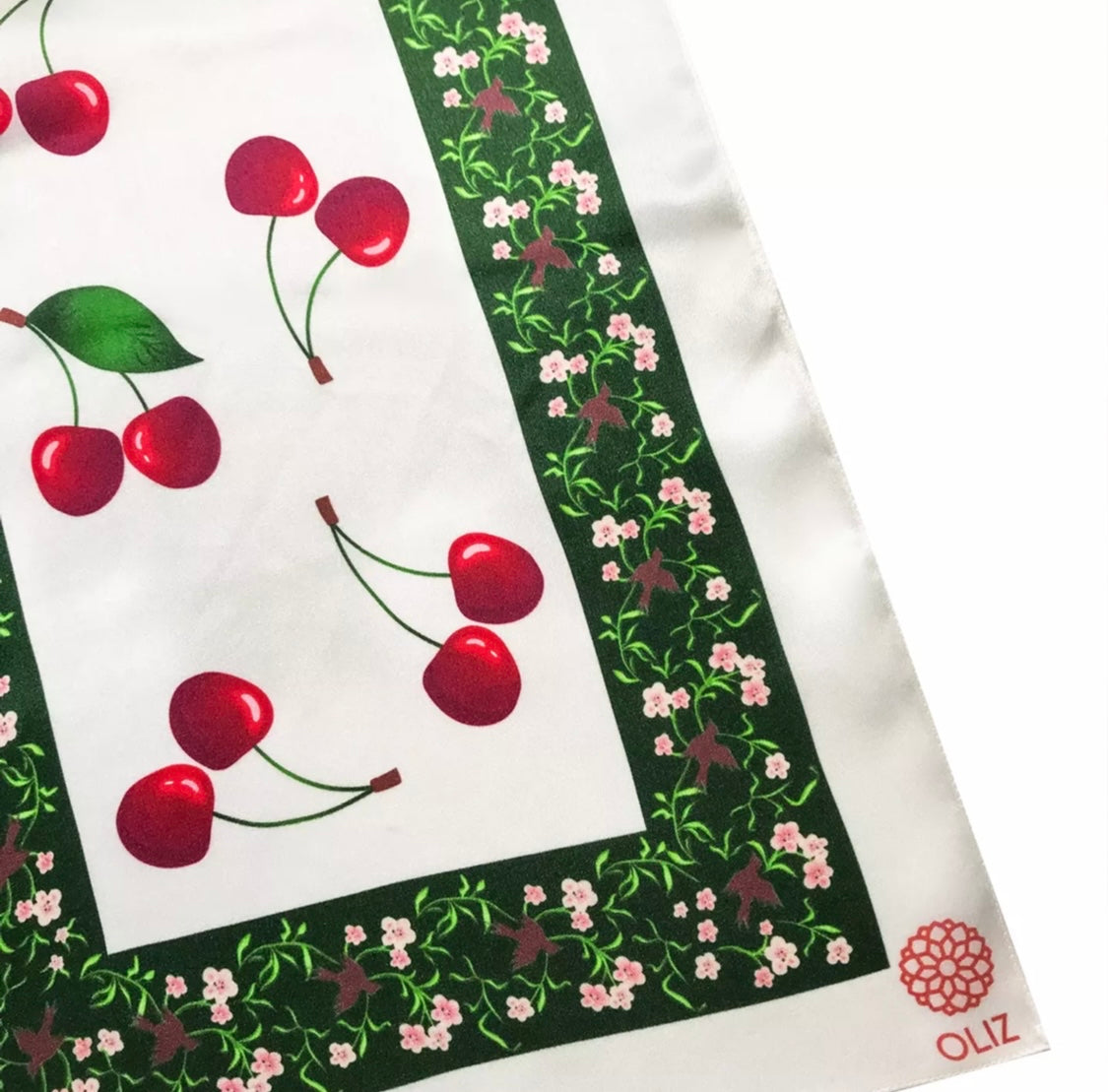Silk Shawl “Cherry Jam”
