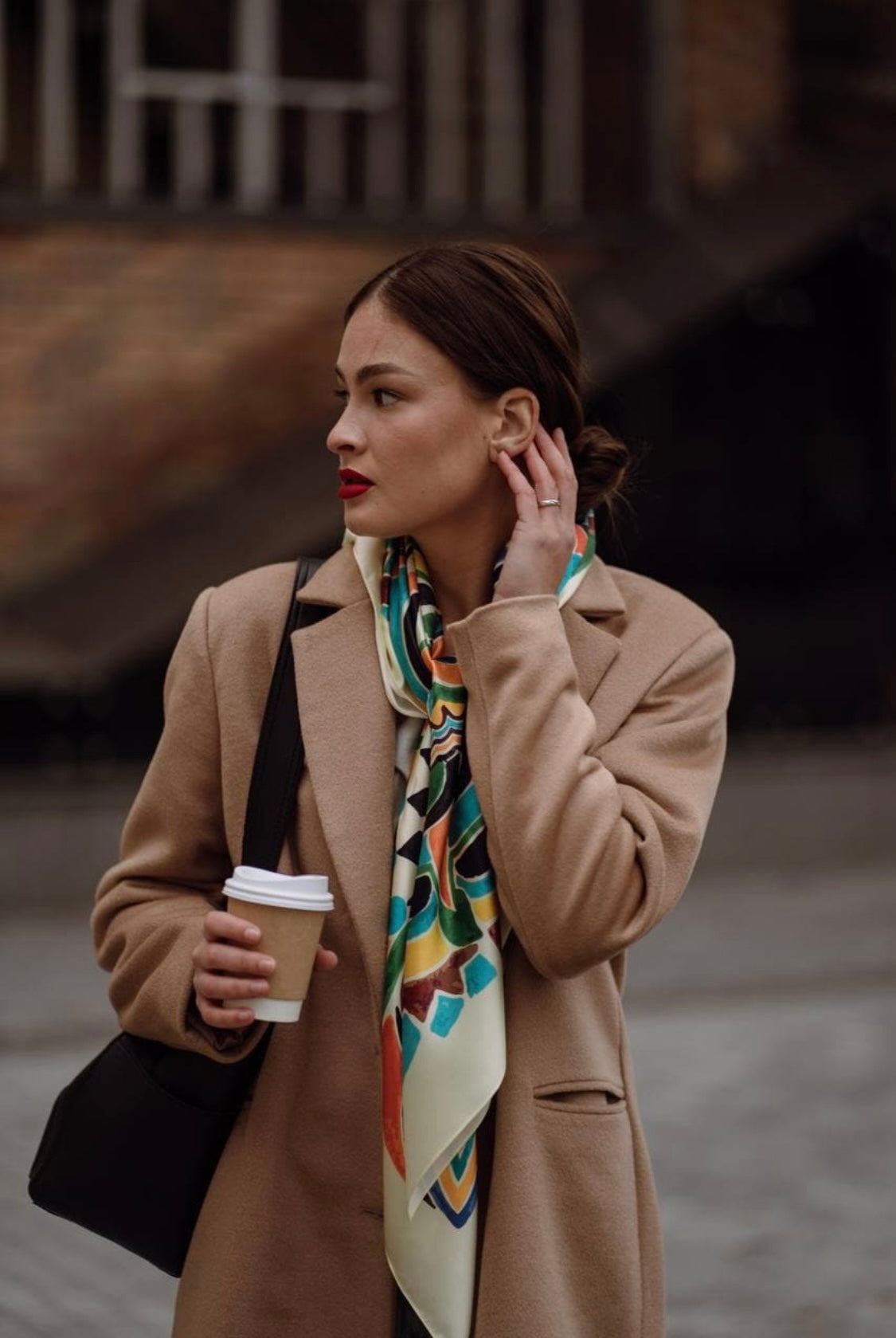 Premium Silk Scarf “Royal Whim”