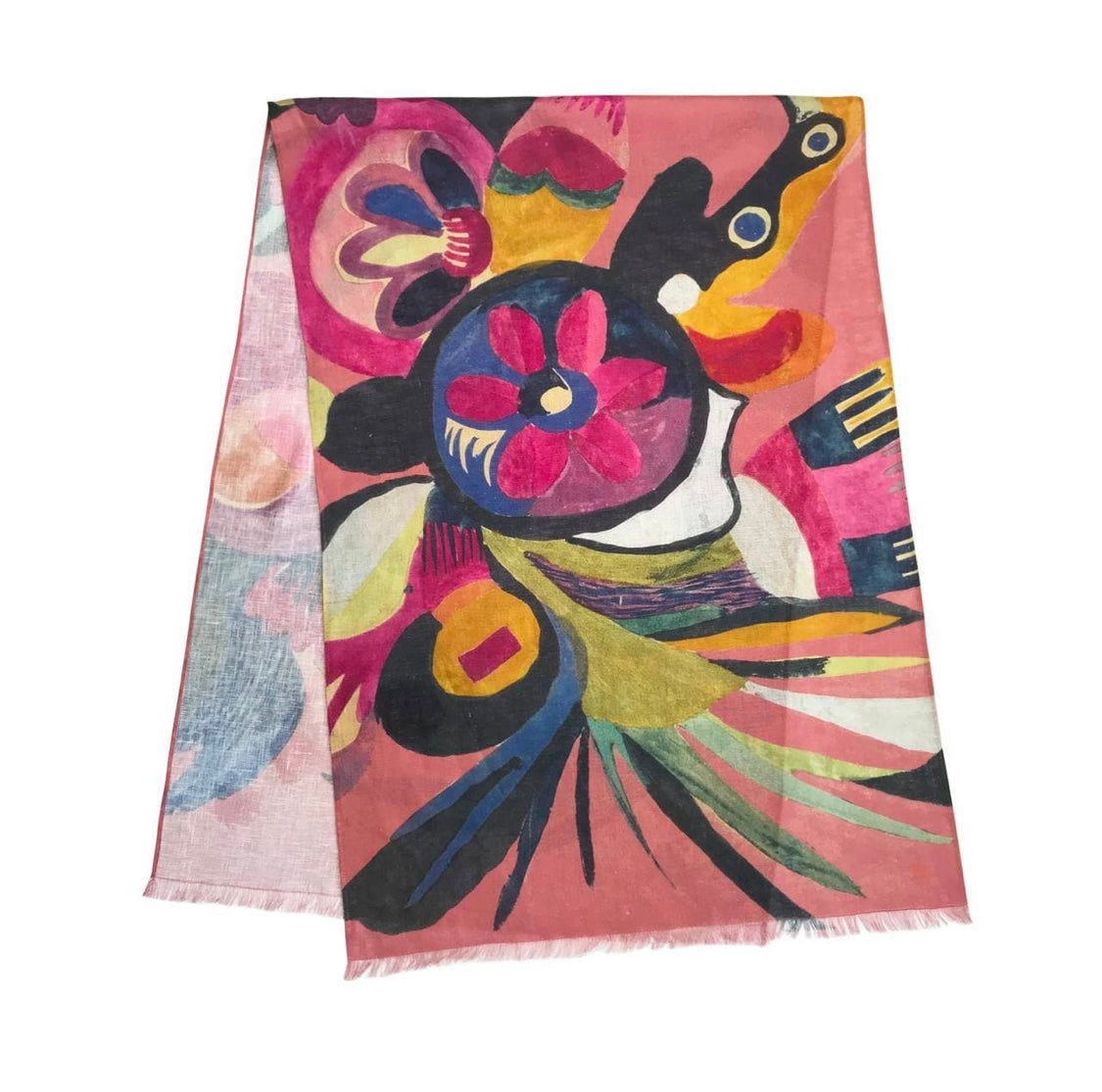 Linen Stole “Pink Dreams”