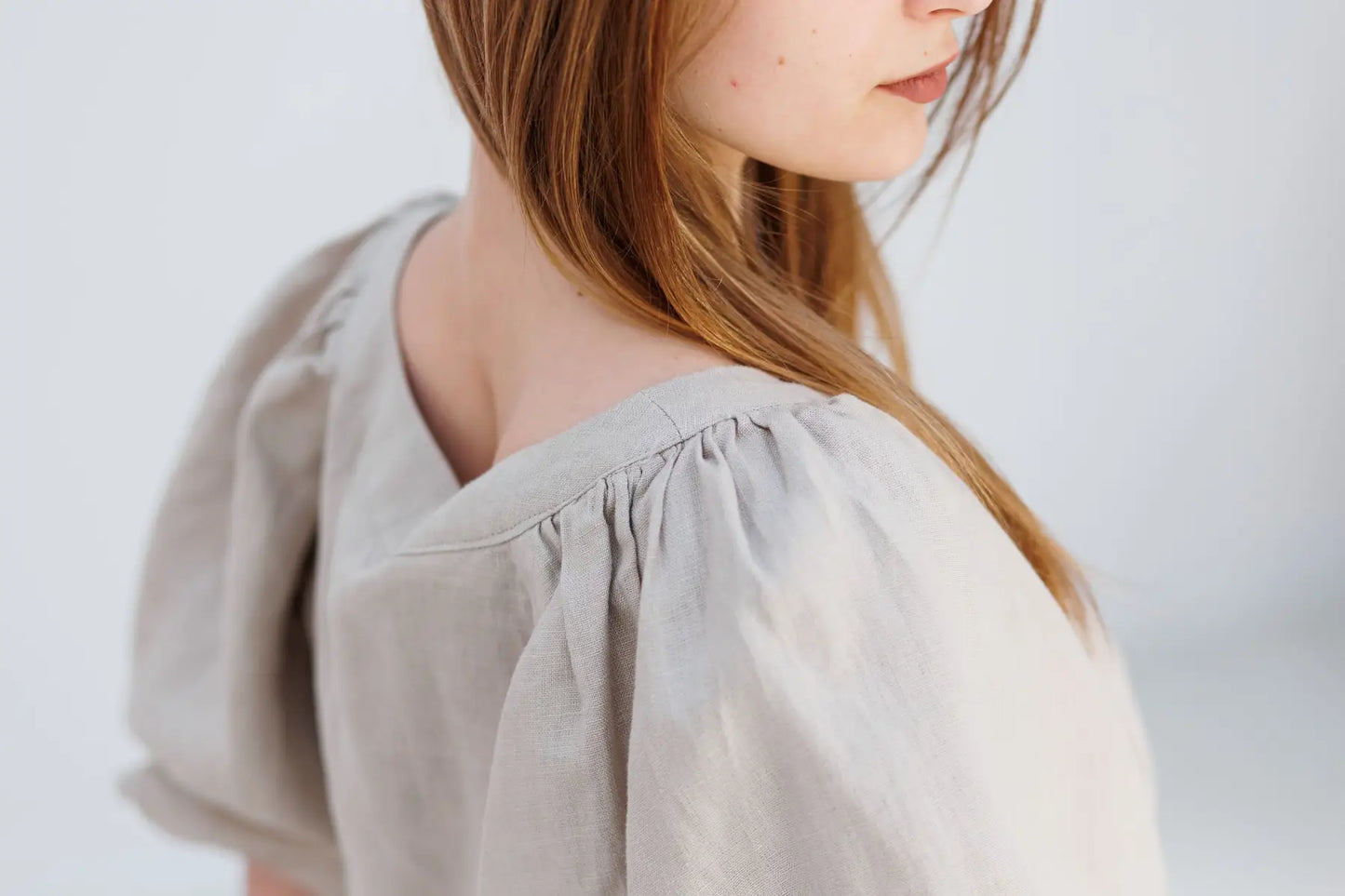 Montgomery linen dress beige