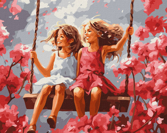 Painting by numbers - Best friends ©art_selena_ua