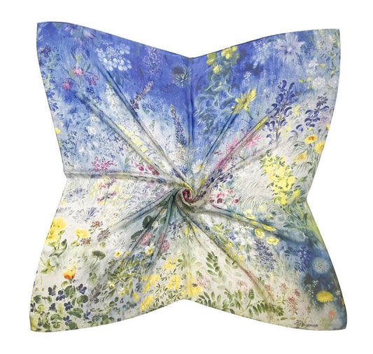 Silk Scarf “Wild Flowers”