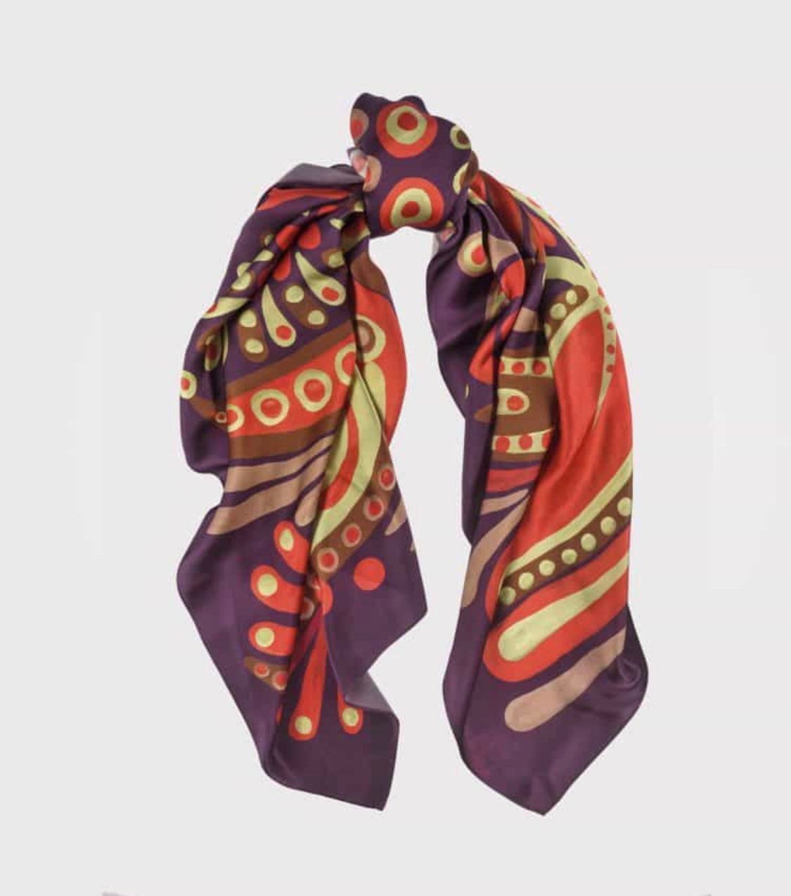 Premium Silk Scarf “Hot Chocolate”